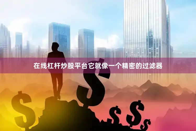 在线杠杆炒股平台它就像一个精密的过滤器